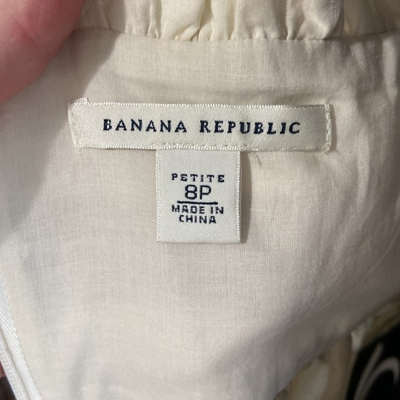 Banana Republic linen halter animal print maxi dress - Picture 7 of 8